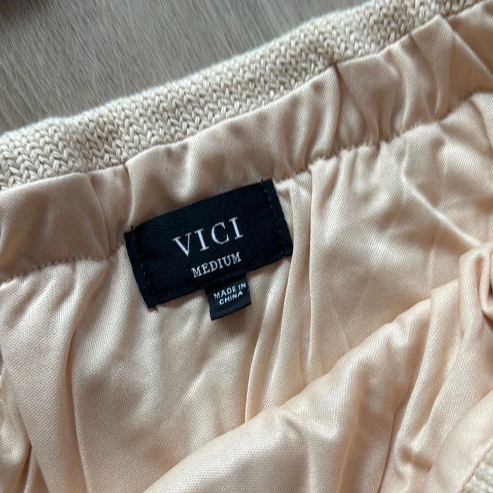 VICI Joplin Knit Set Cream Sz L